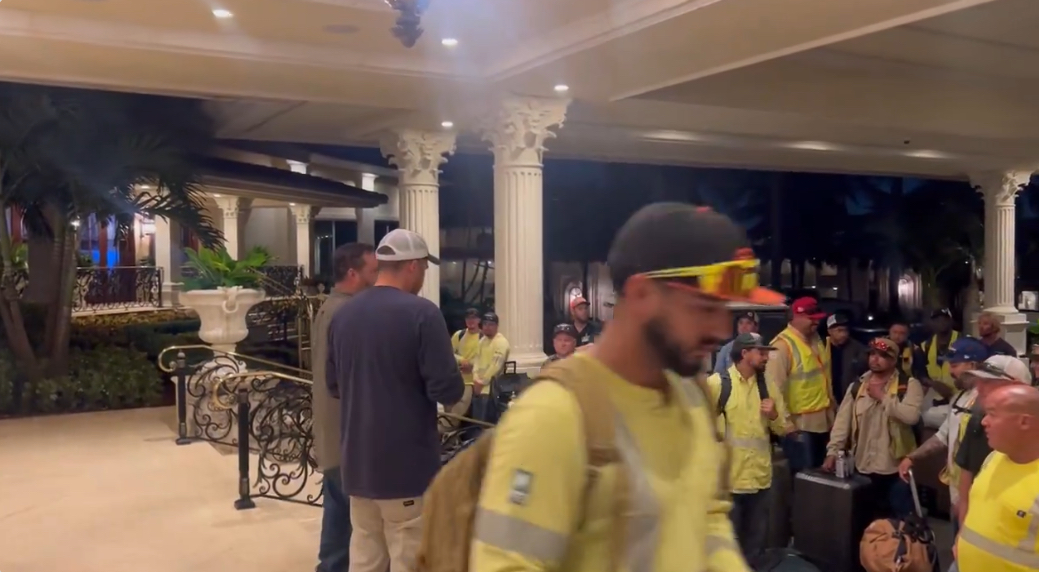 Trump Houses 275 Linemen in his Hotel as Florida Braces for Hurricane Milton