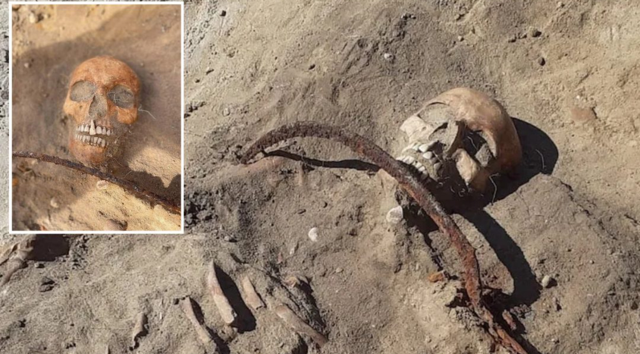 Archaeologists: ‘Real-Life’ Vampire Considered so Dangerous she was Padlocked Inside her Grave With a Sickle at her Neck